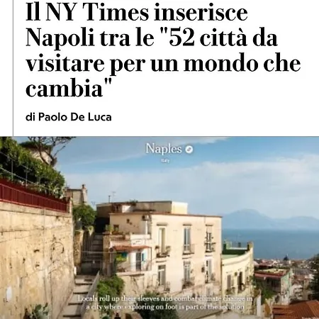 Stairway To Heaven With Private Terrace * Napoli